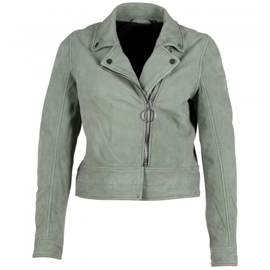 Geaca Scurta de Piele Dama Gipsy Verde Deschis G2WElina Geaca Scurta de Piele Dama Gipsy Verde Deschis G2WElina