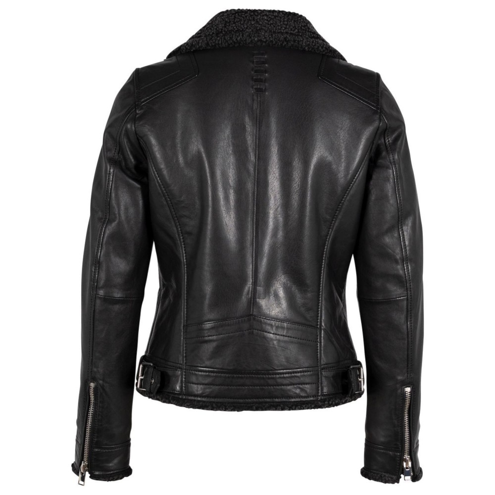 Geaca de Piele Dama Gipsy Neagra G2WEmila Geaca de Piele Dama Gipsy Neagra G2WEmila - readytowear.ro