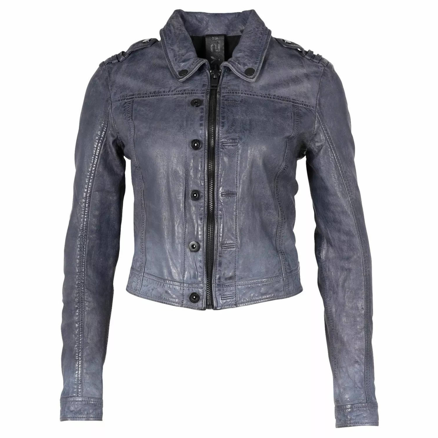 Geaca de Piele Dama Gipsy Albastru Denim G2WFaira STF LVOV – IMBRACAMINTE Geaca de Piele Dama Gipsy Albastru Denim G2WFaira STF LVOV – IMBRACAMINTE