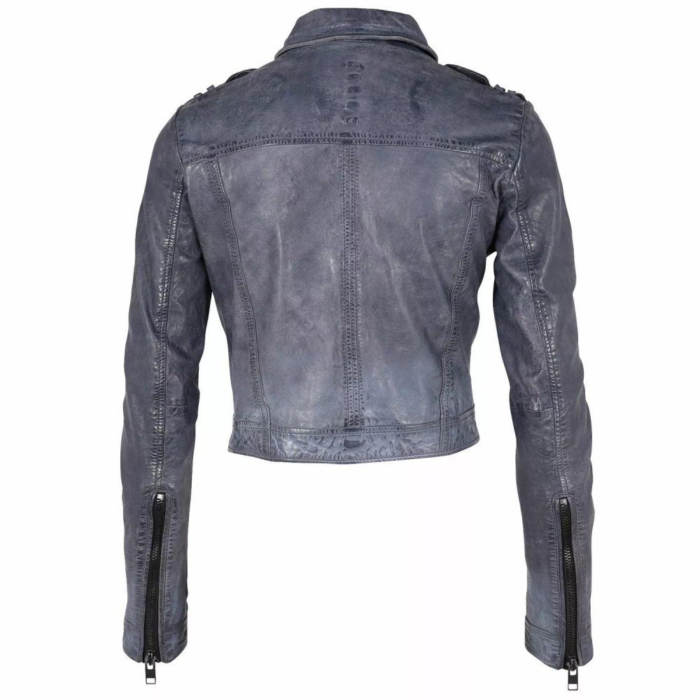Geaca de Piele Dama Gipsy Albastru Denim G2WFaira STF LVOV Geaca de Piele Dama Gipsy Albastru Denim G2WFaira STF LVOV - readytowear.ro