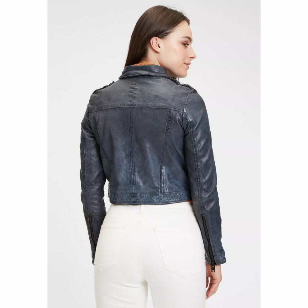 Geaca de Piele Dama Gipsy Albastru Denim G2WFaira STF LVOV Geaca de Piele Dama Gipsy Albastru Denim G2WFaira STF LVOV - readytowear.ro
