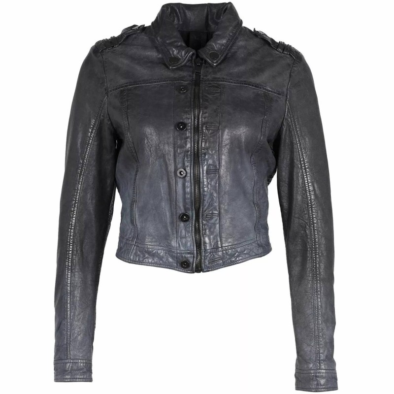 Geaca de Piele Dama Gipsy Neagra G2WFaira STF LVOV – IMBRACAMINTE