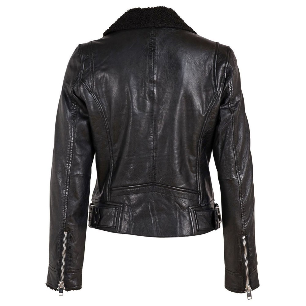 Geaca de Piele Dama Gipsy Neagra G2WGila Geaca de Piele Dama Gipsy Neagra G2WGila - readytowear.ro