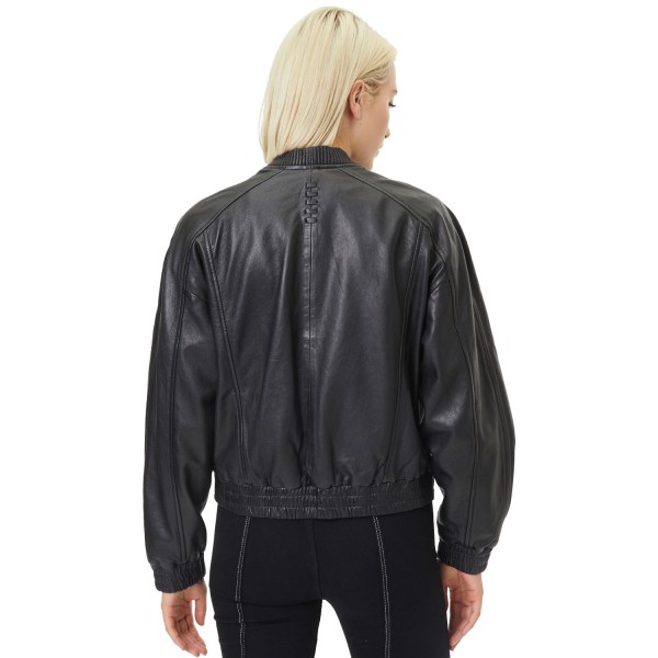 Geaca de Piele Dama Gipsy Neagra G2WHariet – Geci de Piele — fotografia 2
