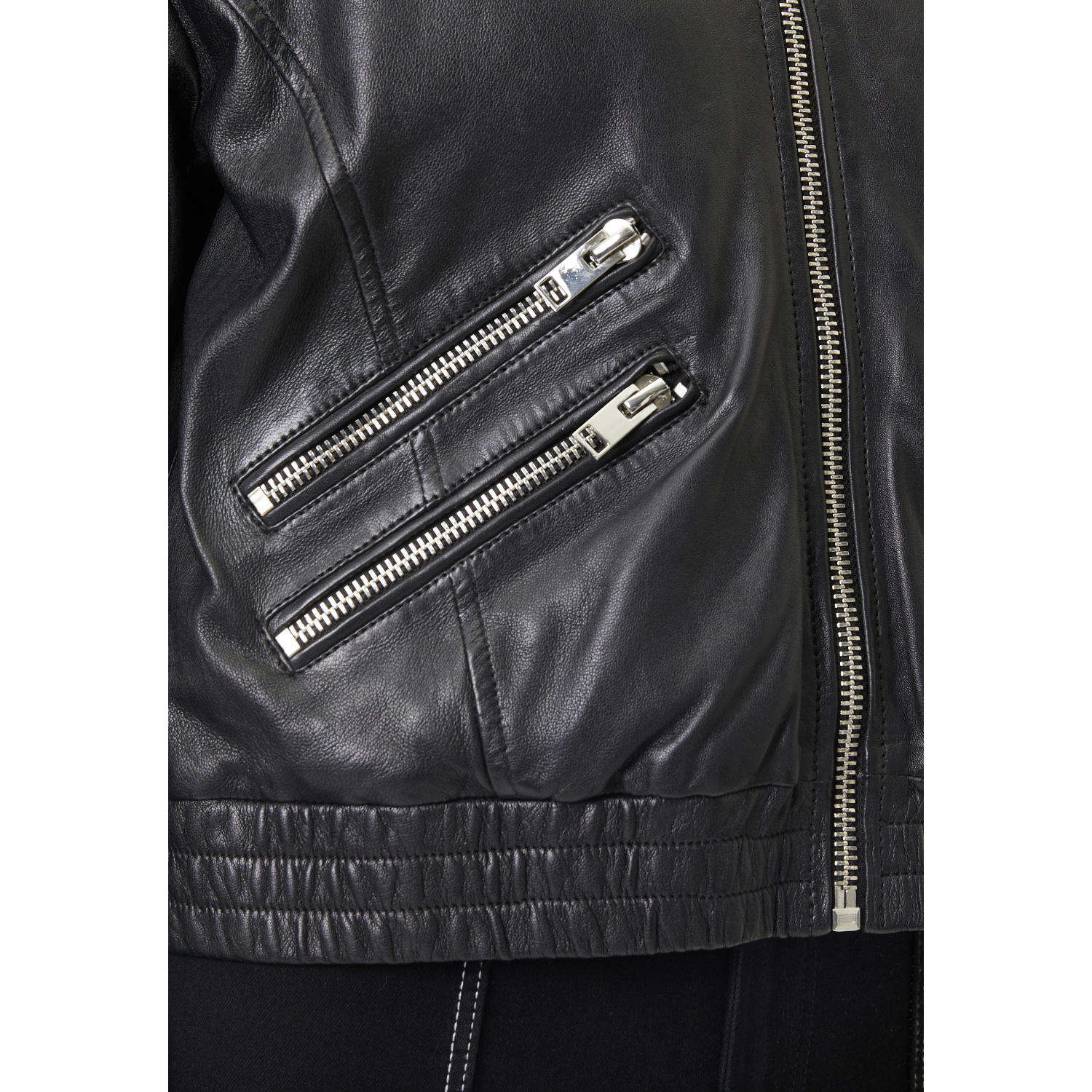 Geaca de Piele Dama Gipsy Neagra G2WHariet – Geci de Piele