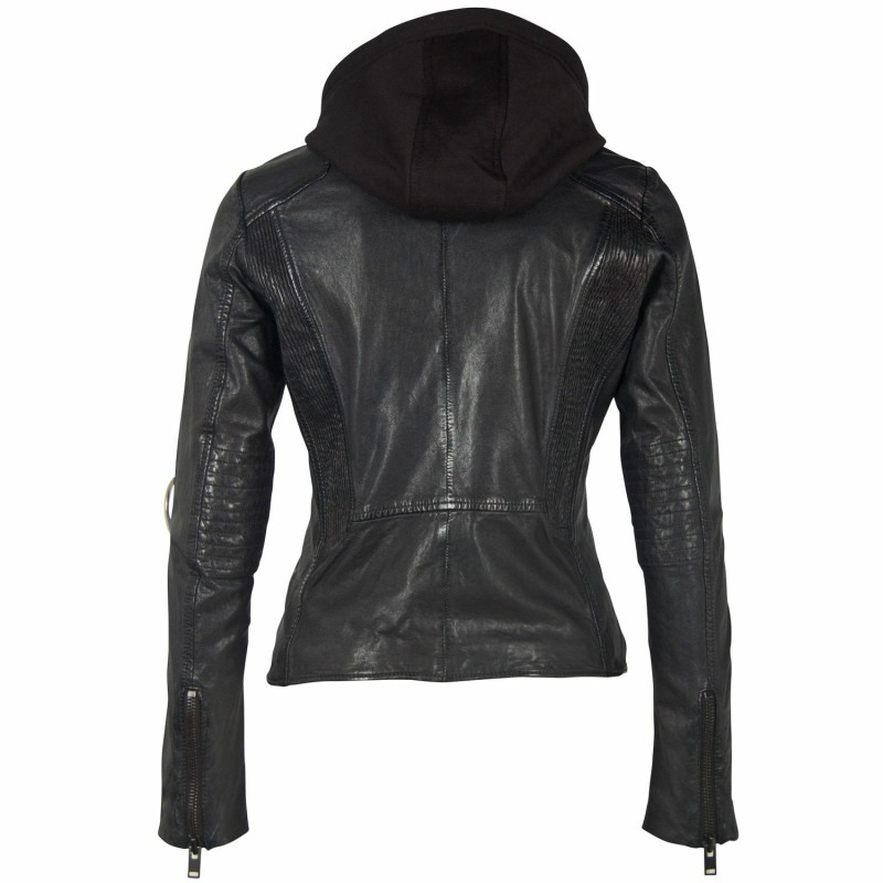 Geaca de Piele Dama Gipsy Antracit G2WIkia SF LAPOLV – IMBRACAMINTE