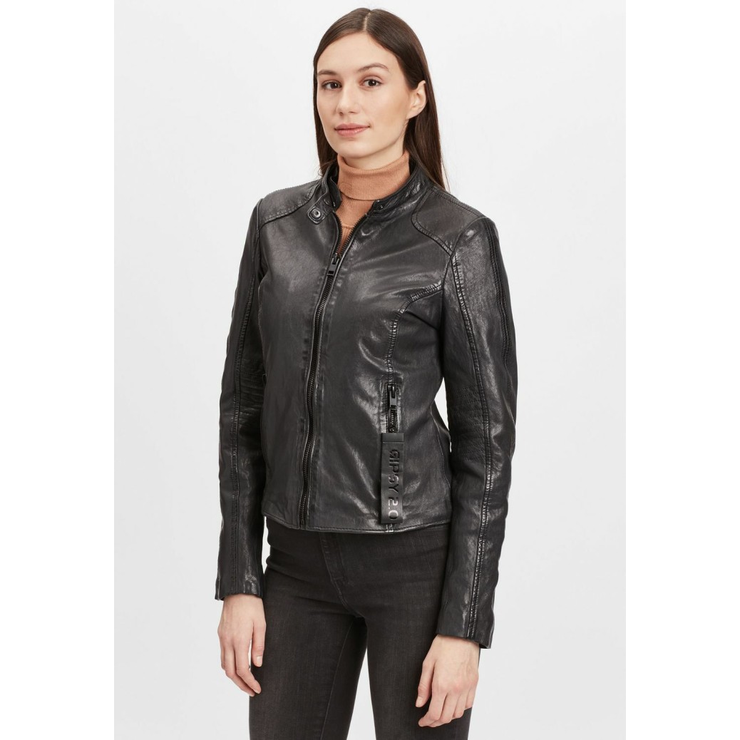 Geaca de Piele Dama Gipsy Antracit G2WIkia SF LAPOLV – IMBRACAMINTE