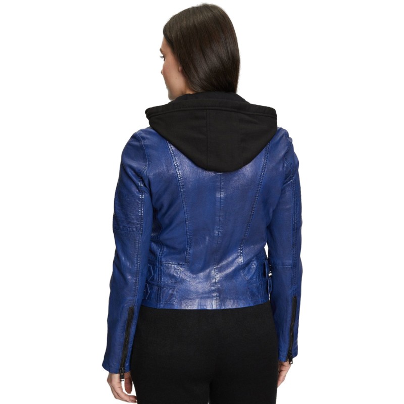 Geaca de Piele Dama Gipsy Albastra G2WJada – IMBRACAMINTE