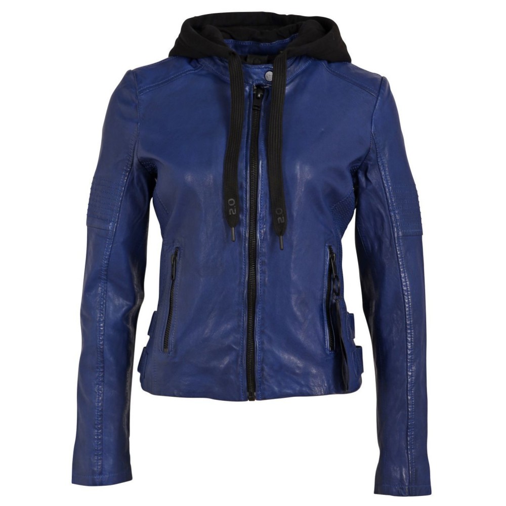 Geaca de Piele Dama Gipsy Albastra G2WJada Geaca de Piele Dama Gipsy Albastra G2WJada - readytowear.ro