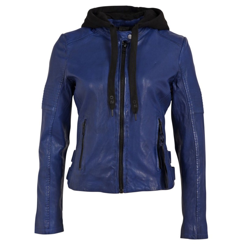 Geaca de Piele Dama Gipsy Albastra G2WJada – IMBRACAMINTE