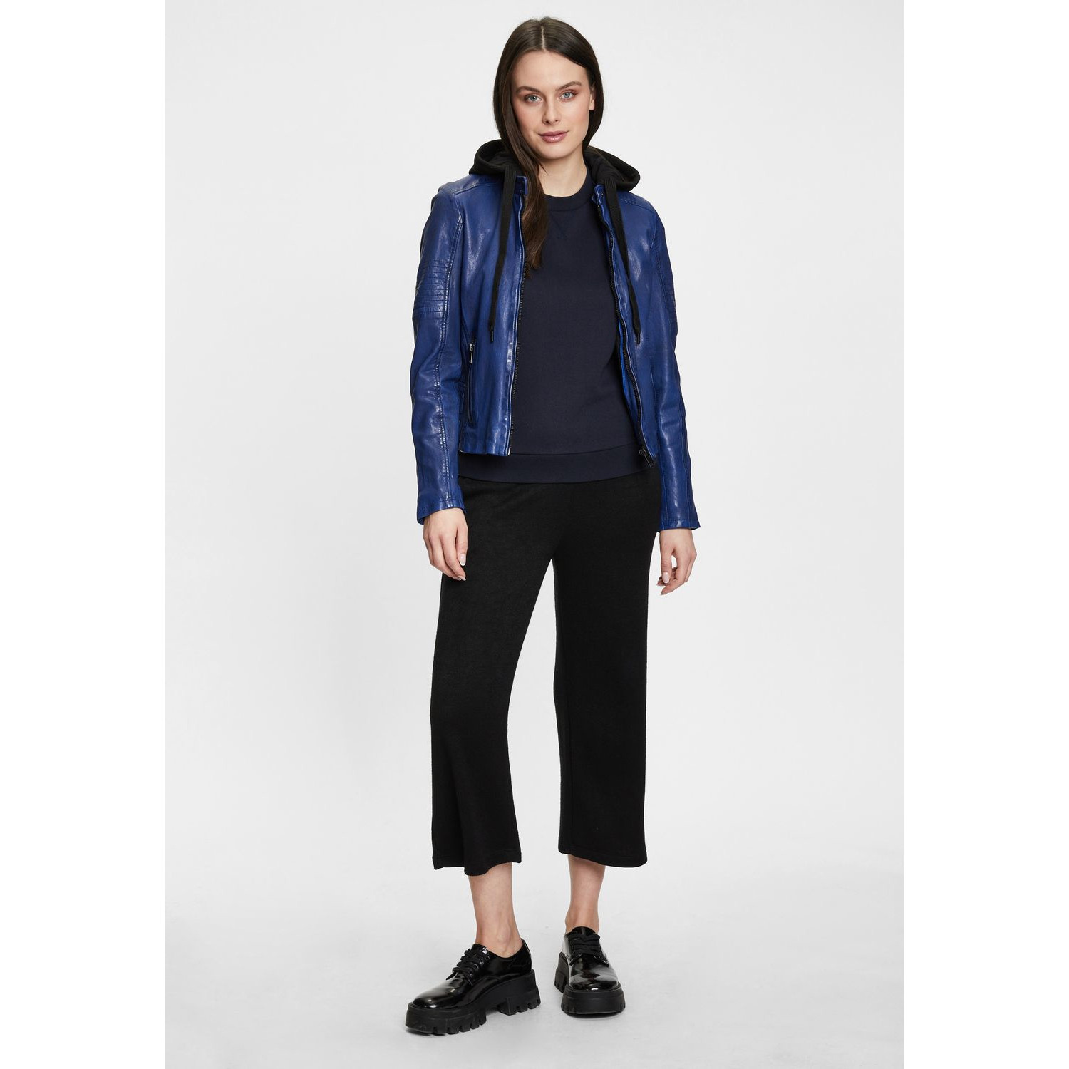 Geaca de Piele Dama Gipsy Albastra G2WJada – IMBRACAMINTE Geaca de Piele Dama Gipsy Albastra G2WJada – IMBRACAMINTE