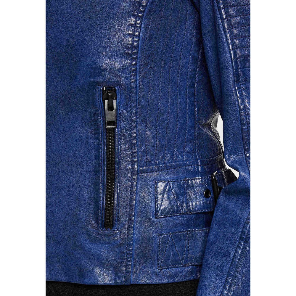Geaca de Piele Dama Gipsy Albastra G2WJada Geaca de Piele Dama Gipsy Albastra G2WJada - readytowear.ro