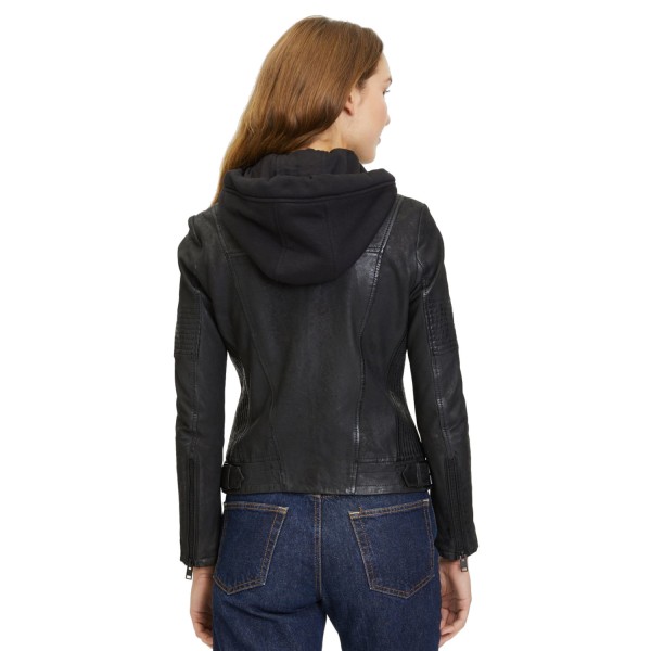 Geaca de Piele Dama Gipsy Neagra G2WJadyn – Black Friday — fotografia 2