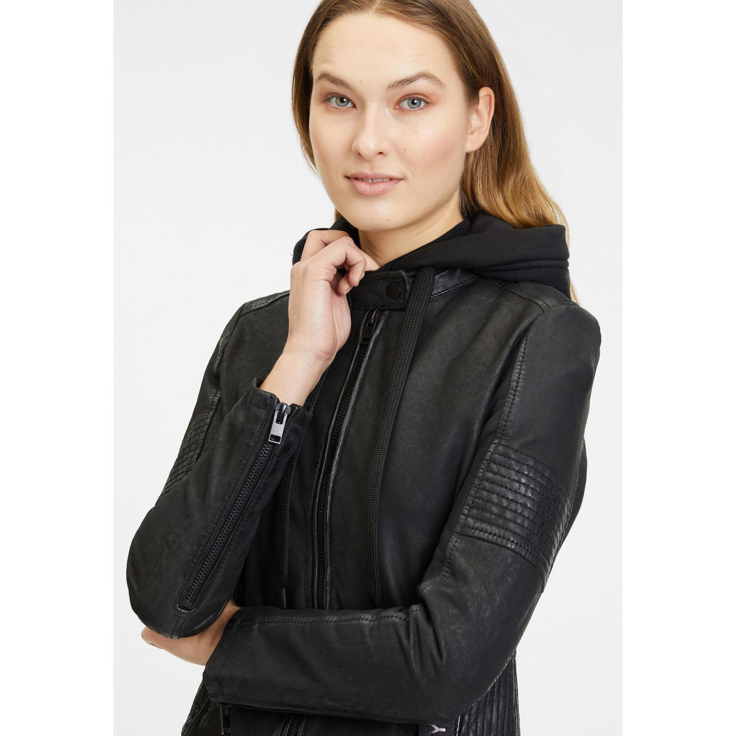 Geaca de Piele Dama Gipsy Neagra G2WJadyn – IMBRACAMINTE Geaca de Piele Dama Gipsy Neagra G2WJadyn – IMBRACAMINTE