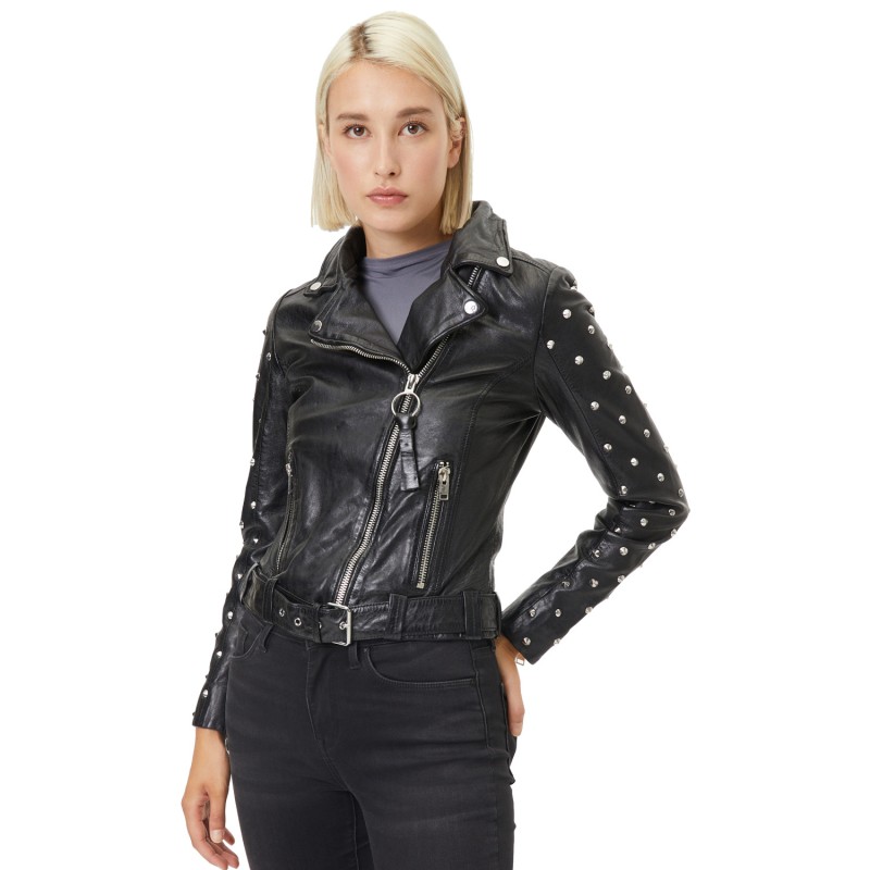 Geaca de Piele Dama Gipsy Neagra G2WJayla – IMBRACAMINTE Geaca de Piele Dama Gipsy Neagra G2WJayla – IMBRACAMINTE