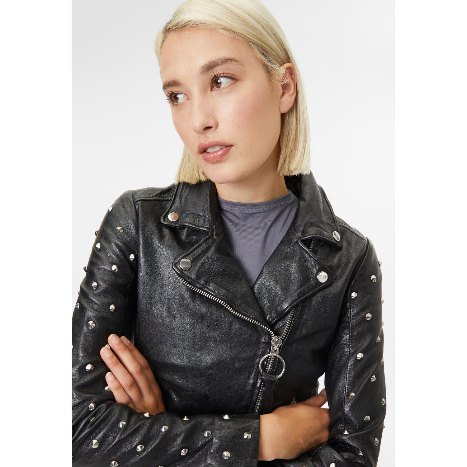 Geaca de Piele Dama Gipsy Neagra G2WJayla – IMBRACAMINTE