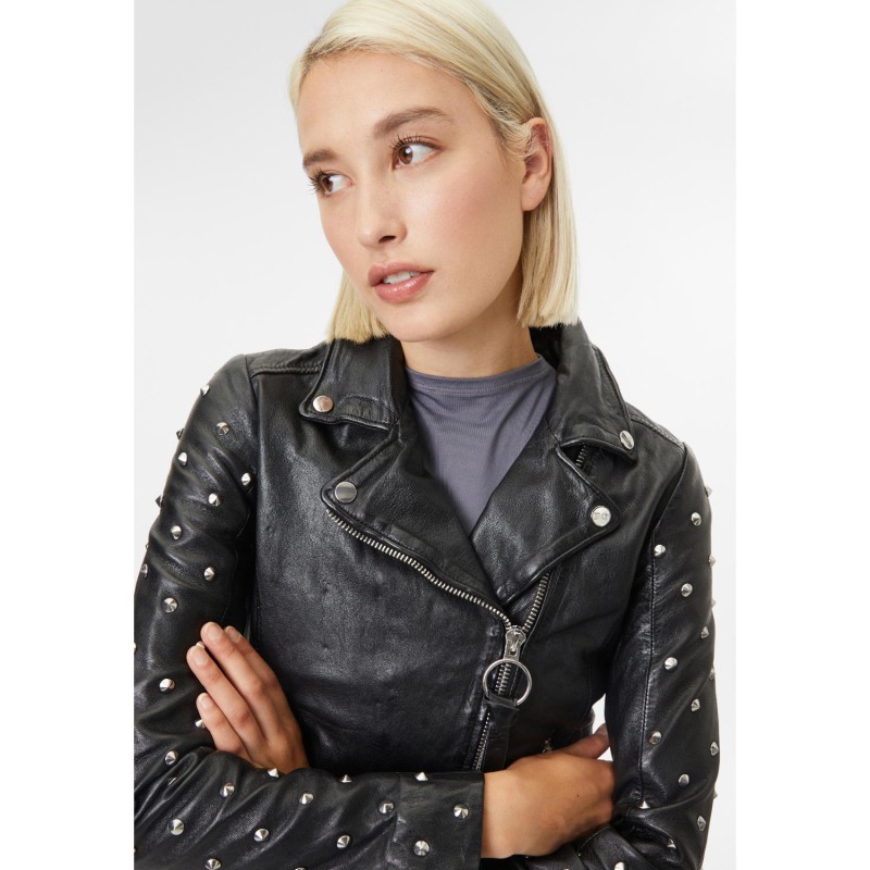 Geaca de Piele Dama Gipsy Neagra G2WJayla – IMBRACAMINTE Geaca de Piele Dama Gipsy Neagra G2WJayla – IMBRACAMINTE