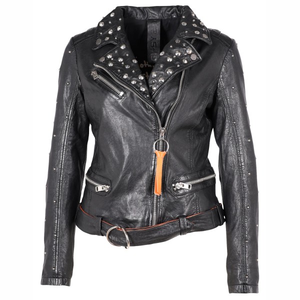 Geaca de Piele Dama Gipsy Neagra G2WJayn SF LASHV – IMBRACAMINTE — fotografia 1