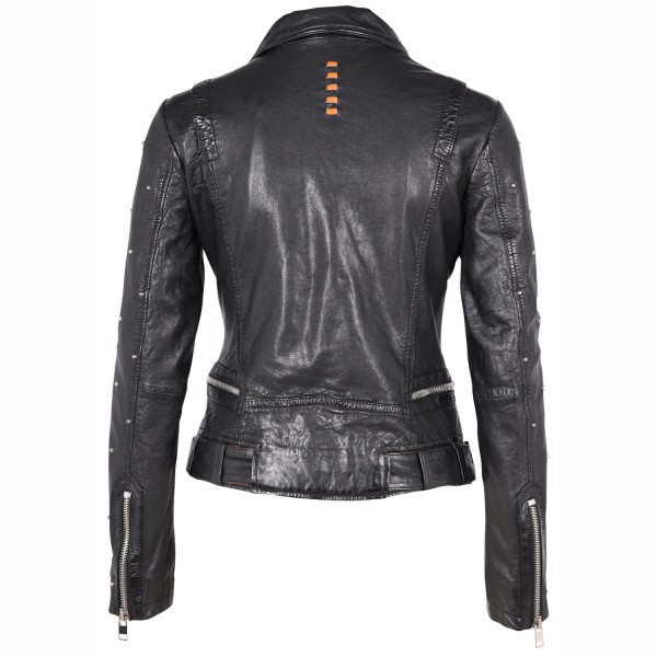 Geaca de Piele Dama Gipsy Neagra G2WJayn SF LASHV – IMBRACAMINTE — fotografia 2