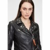 Geaca de Piele Dama Gipsy Neagra G2WJayn SF LASHV - readytowear.ro