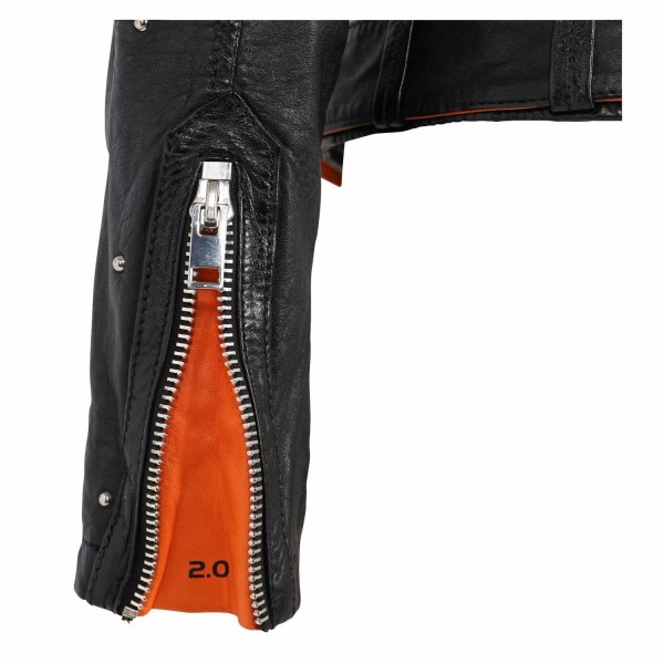 Geaca de Piele Dama Gipsy Neagra G2WJayn SF LASHV – IMBRACAMINTE — fotografia 8
