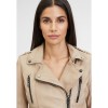 Geaca de Piele Dama Gipsy Bej Deschis G2WJovia – Black Friday