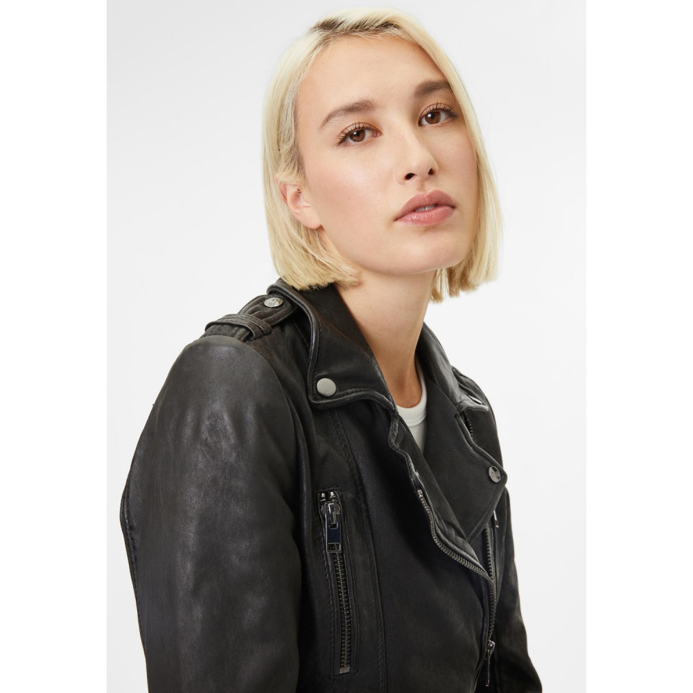 Geaca de Piele Dama Gipsy Neagra G2WJovia – Black Friday Geaca de Piele Dama Gipsy Neagra G2WJovia – Black Friday