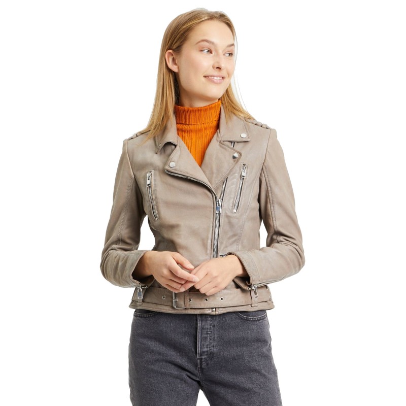 Geaca de Piele Dama Gipsy Gri G2WKagami – IMBRACAMINTE