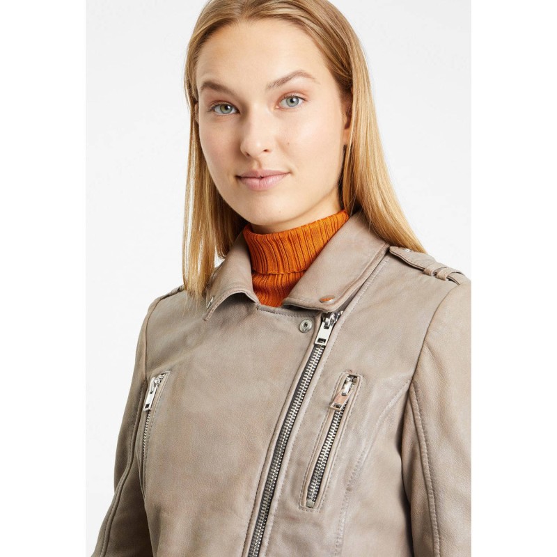 Geaca de Piele Dama Gipsy Gri G2WKagami – IMBRACAMINTE