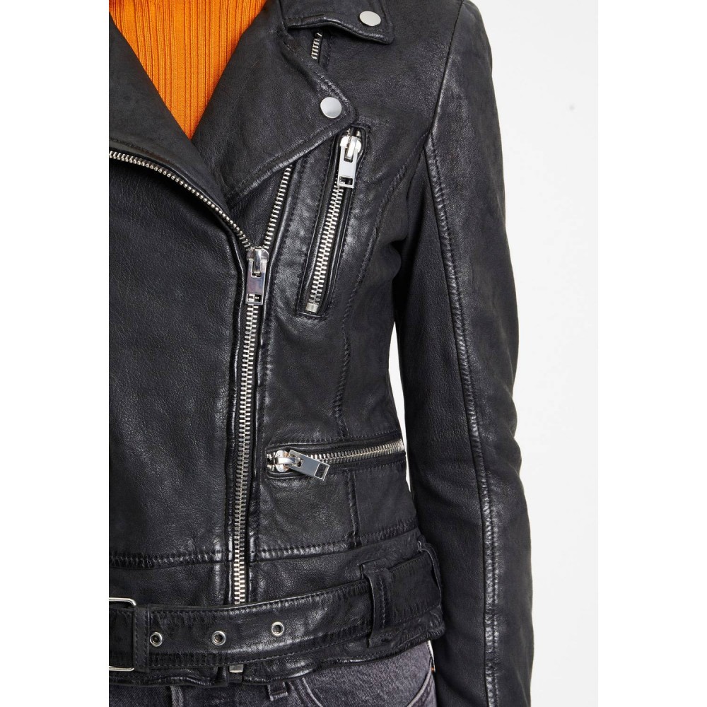 Geaca de Piele Dama Gipsy Neagra G2WKagami Geaca de Piele Dama Gipsy Neagra G2WKagami - readytowear.ro