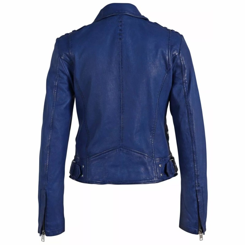 Geaca de Piele Dama Gipsy Albastra G2WKora – Black Friday