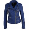 Geaca de Piele Dama Gipsy Albastra G2WKora Geaca de Piele Dama Gipsy Albastra G2WKora - readytowear