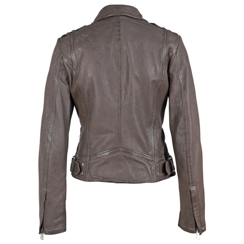 Geaca de Piele Dama Gipsy Gri G2WKora – IMBRACAMINTE