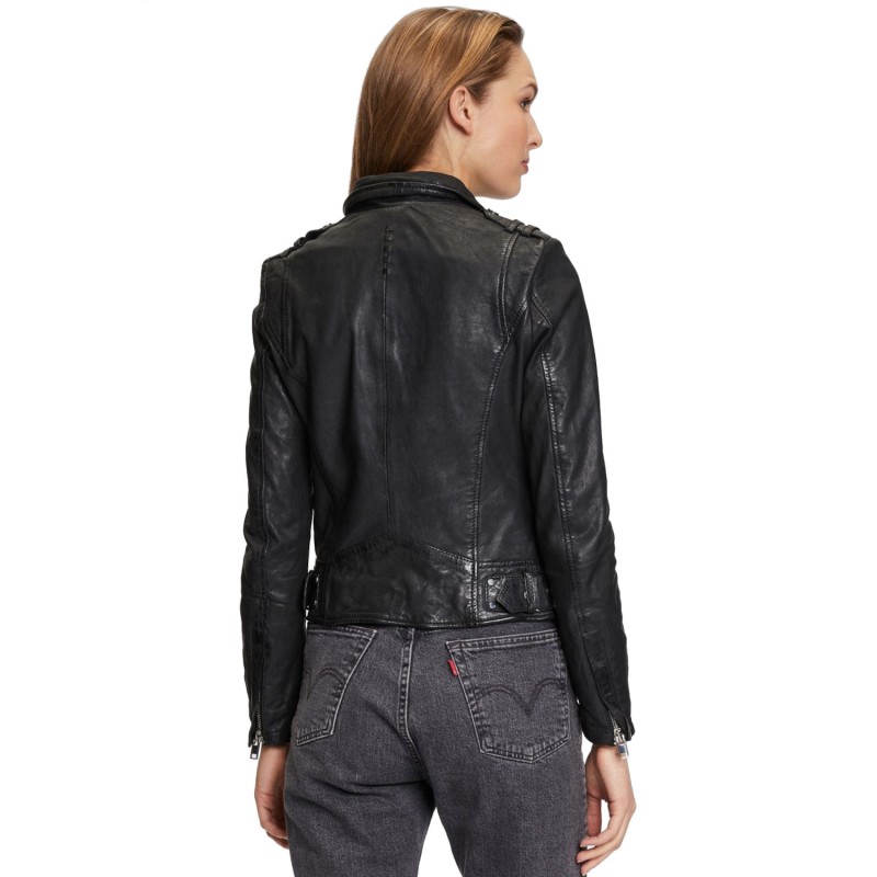 Geaca de Piele Dama Gipsy Neagra G2WKora – IMBRACAMINTE