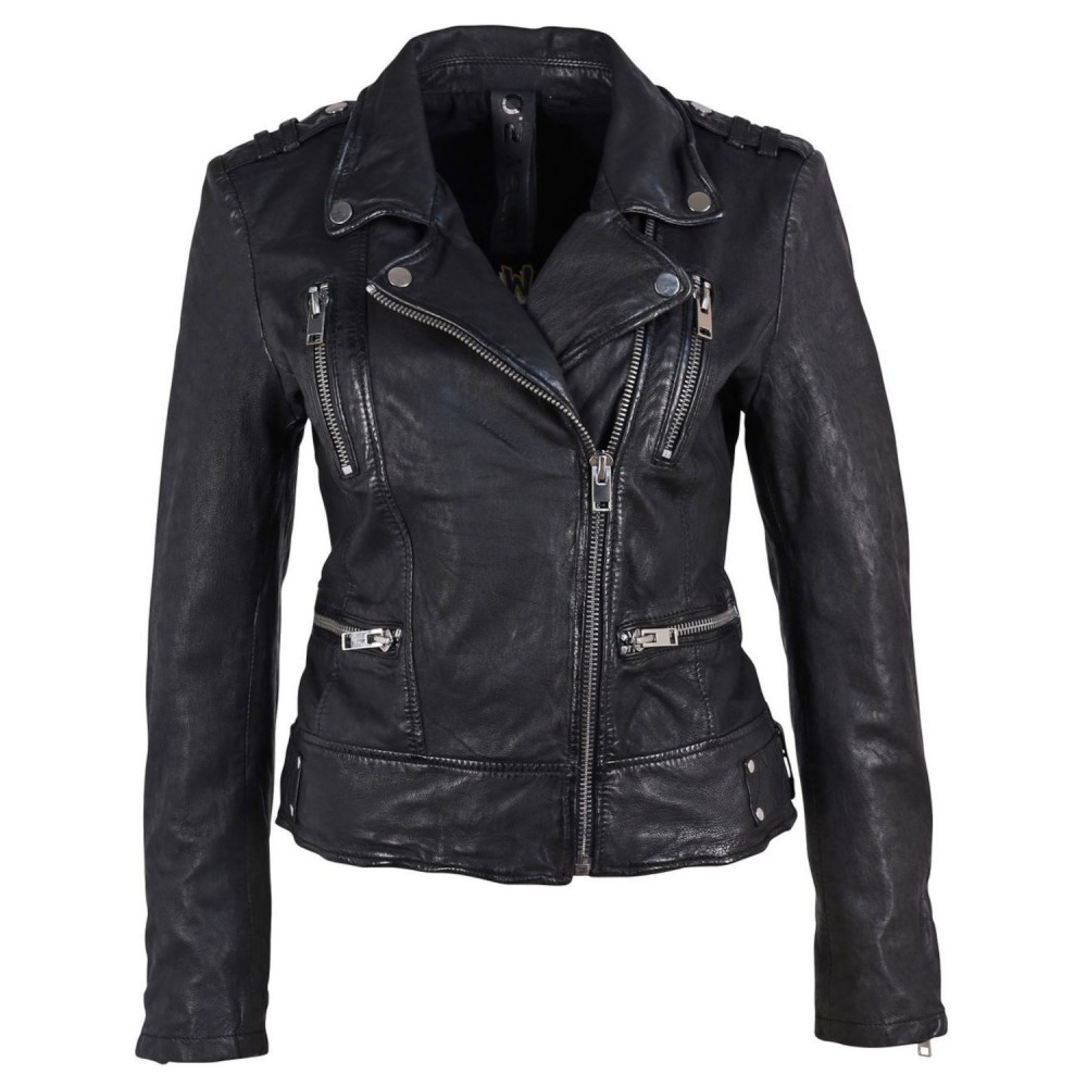 Geaca de Piele Dama Gipsy Neagra G2WKora Geaca de Piele Dama Gipsy Neagra G2WKora - readytowear.ro