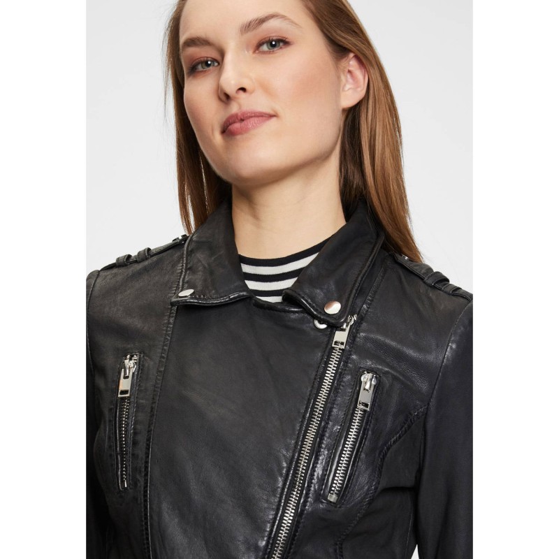 Geaca de Piele Dama Gipsy Neagra G2WKora – IMBRACAMINTE