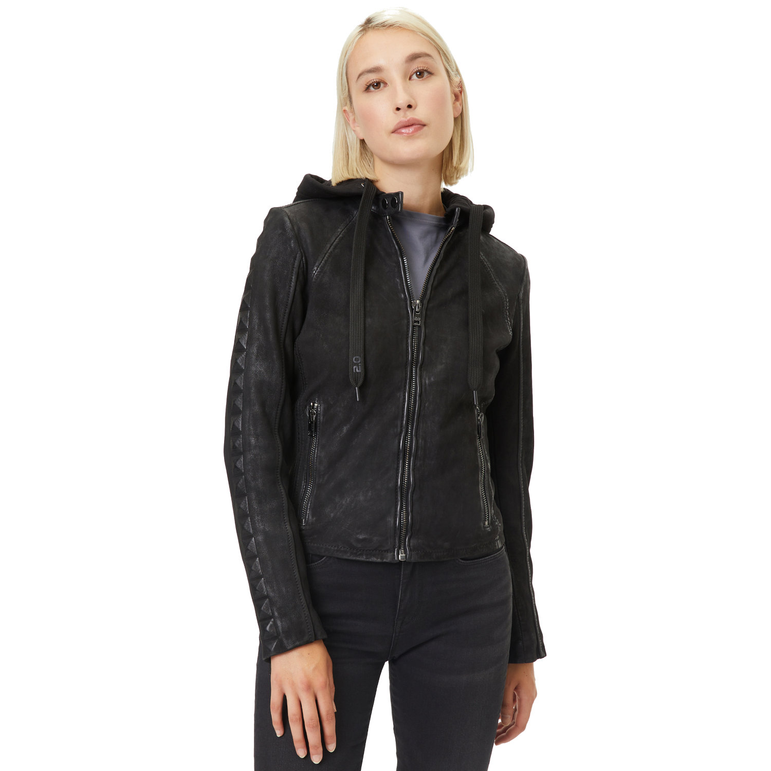 Geaca de Piele Dama Gipsy Neagra G2WLenna – IMBRACAMINTE