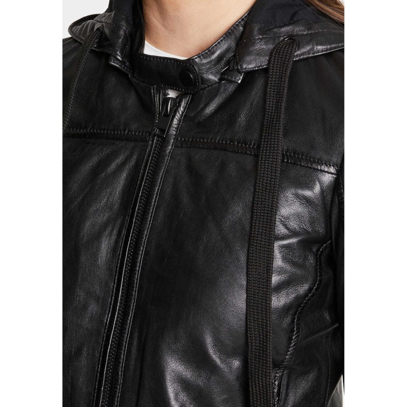 Geaca de Piele Dama Gipsy Neagra G2WMaev – IMBRACAMINTE