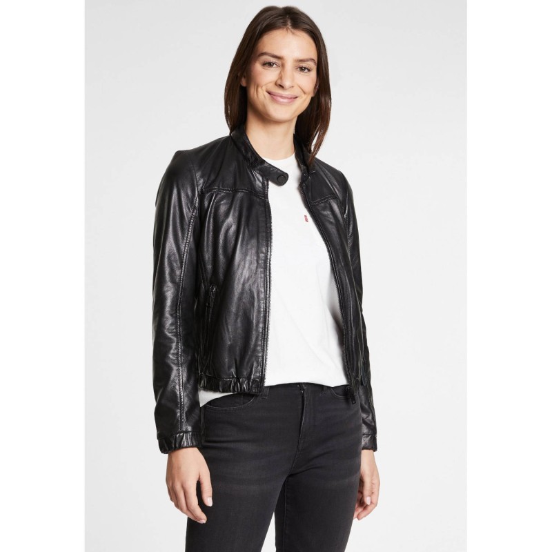 Geaca de Piele Dama Gipsy Neagra G2WMaev – IMBRACAMINTE