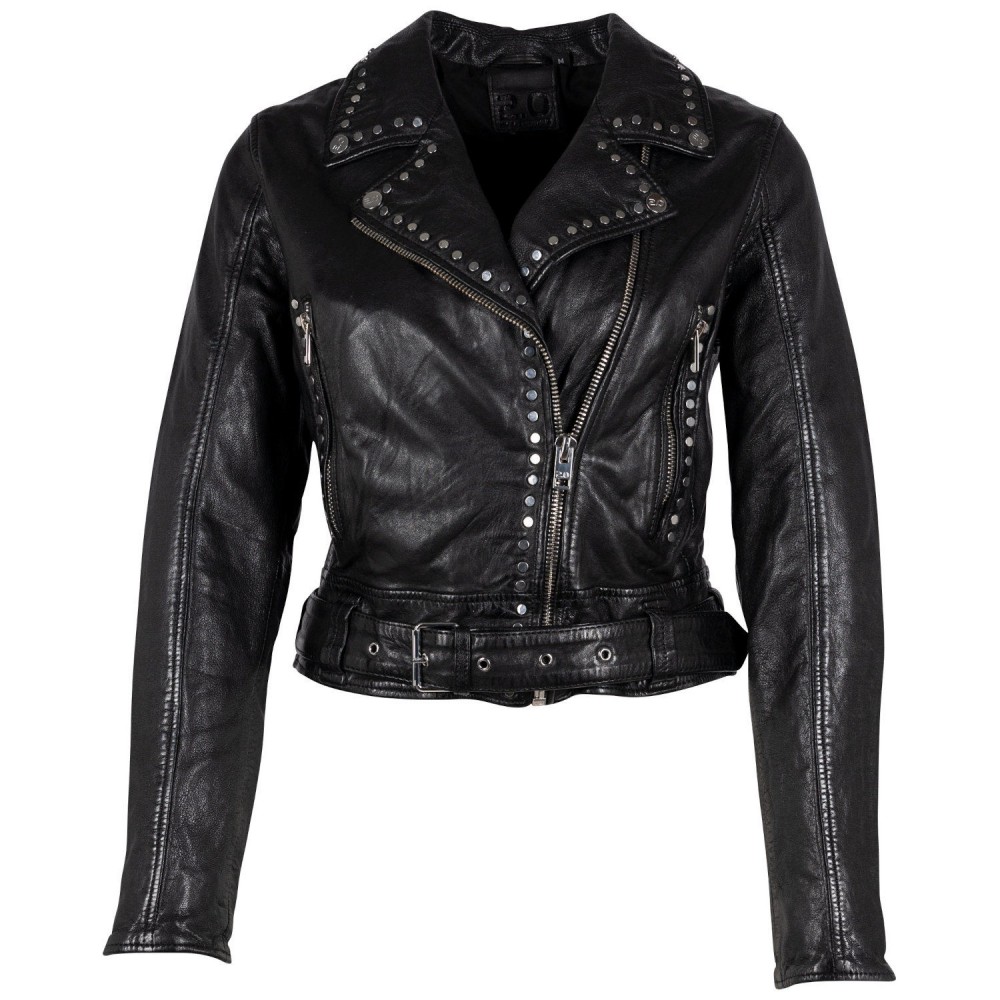 Geaca de Piele Dama Gipsy Neagra G2WMaryn Geaca de Piele Dama Gipsy Neagra G2WMaryn - readytowear.ro