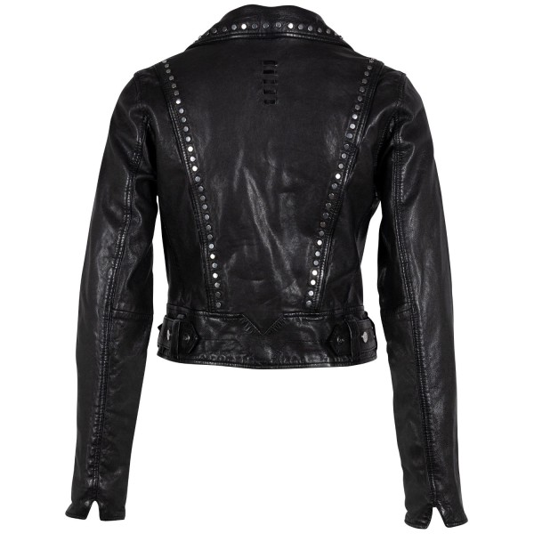 Geaca de Piele Dama Gipsy Neagra G2WMaryn – Black Friday — fotografia 2
