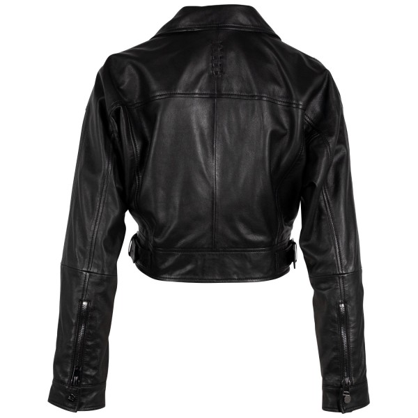 Geaca Scurta de Piele Dama Gipsy Neagra G2WMayla – Black Friday — fotografia 2