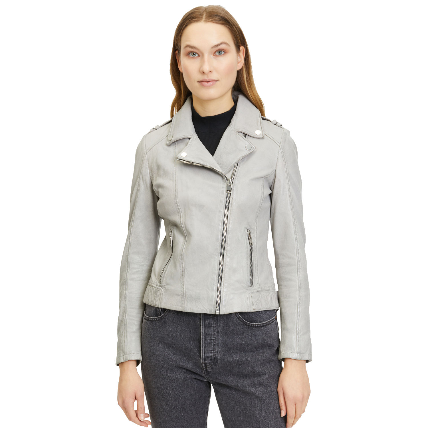 Geaca de Piele Dama Gipsy Gri Deschis G2WNarin – Black Friday Geaca de Piele Dama Gipsy Gri Deschis G2WNarin – Black Friday