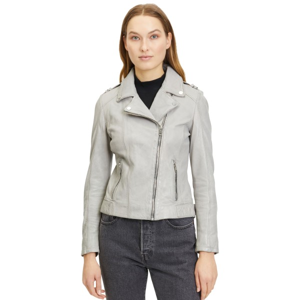 Geaca de Piele Dama Gipsy Gri Deschis G2WNarin