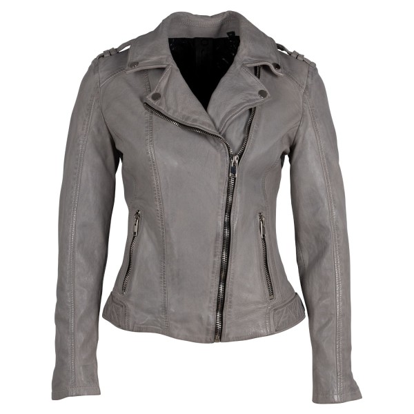 Geaca de Piele Dama Gipsy Gri Deschis G2WNarin – Black Friday — fotografia 3