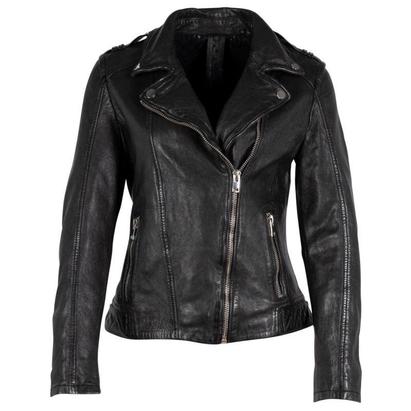 Geaca de Piele Dama Gipsy Neagra G2WNarin – Black Friday