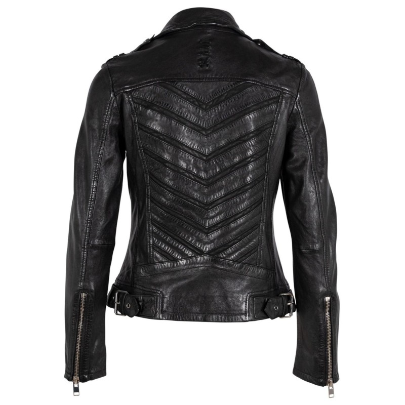 Geaca de Piele Dama Gipsy Neagra G2WNarin – Black Friday