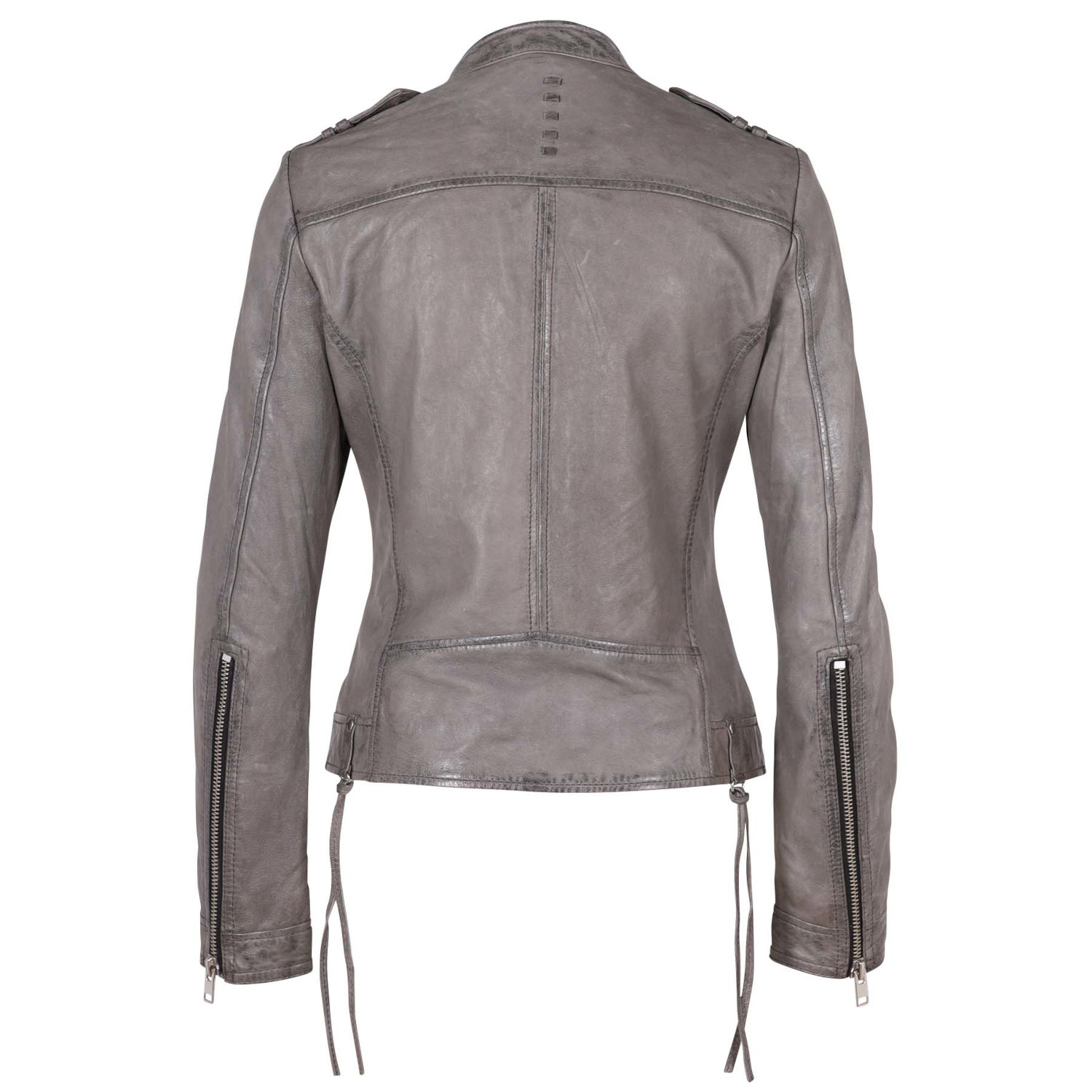 Geaca de Piele Dama Gipsy Gri G2WNevia SF LCOUNTV – IMBRACAMINTE