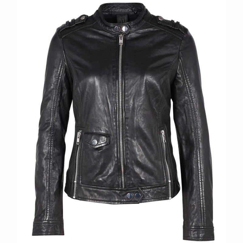 Geaca de Piele Dama Gipsy Neagra G2WNevia SF LCOUNTV – IMBRACAMINTE Geaca de Piele Dama Gipsy Neagra G2WNevia SF LCOUNTV – IMBRACAMINTE