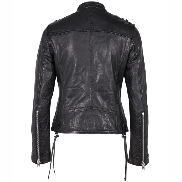 Geaca de Piele Dama Gipsy Neagra G2WNevia SF LCOUNTV – IMBRACAMINTE — fotografia 2